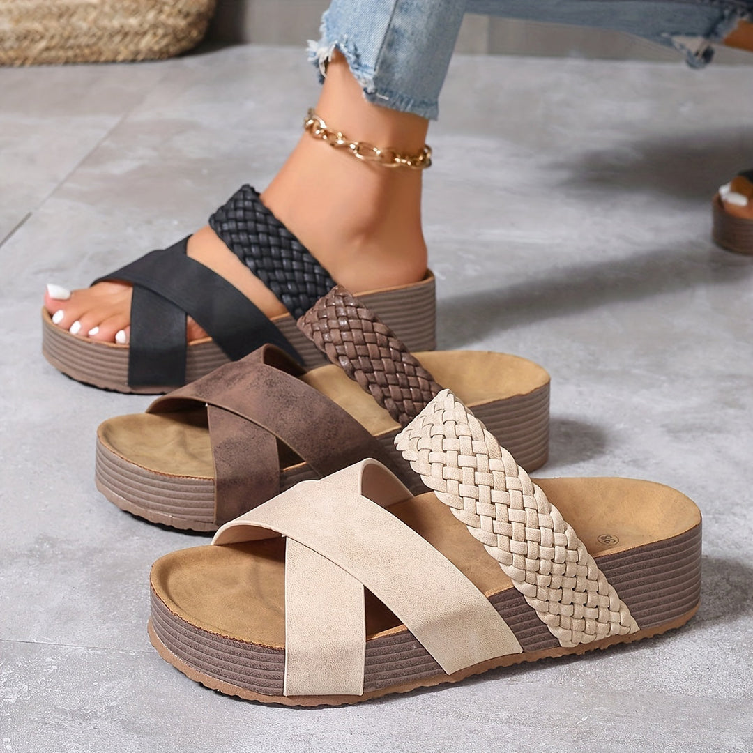 AliceLeon™ | Tressé Élégance Sandales