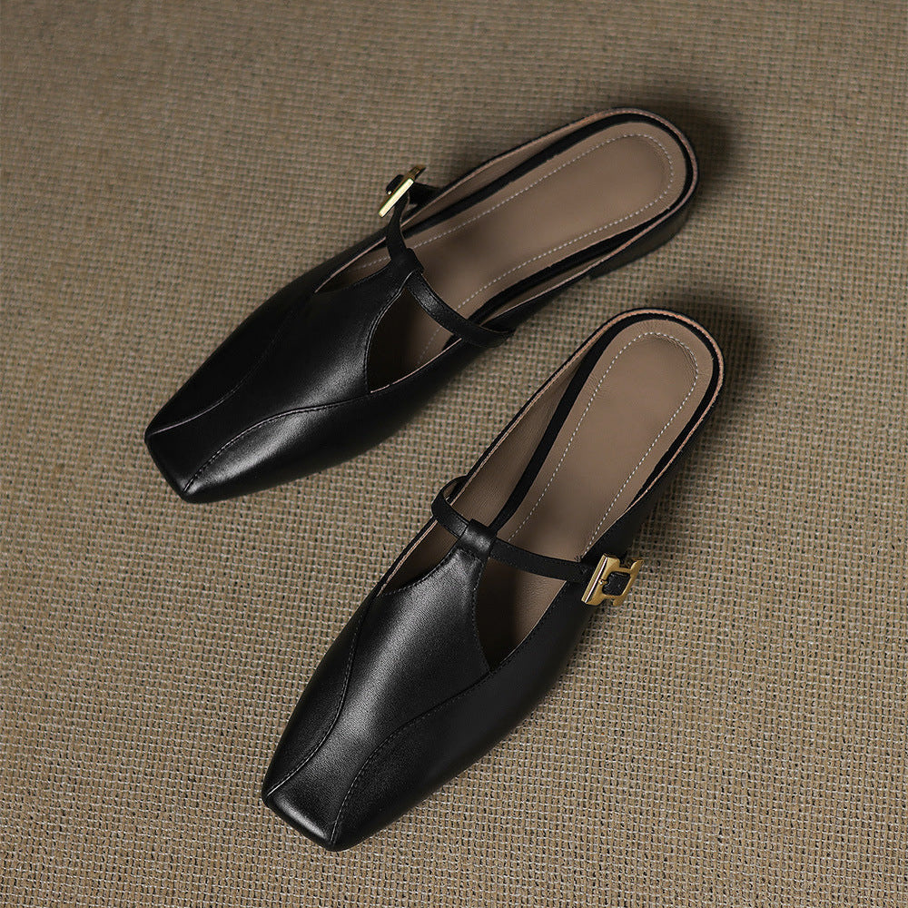 Authentic Leather Keva Mules