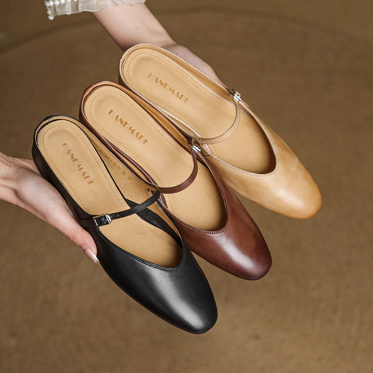 Marvyn Mules en Cuir Authentique