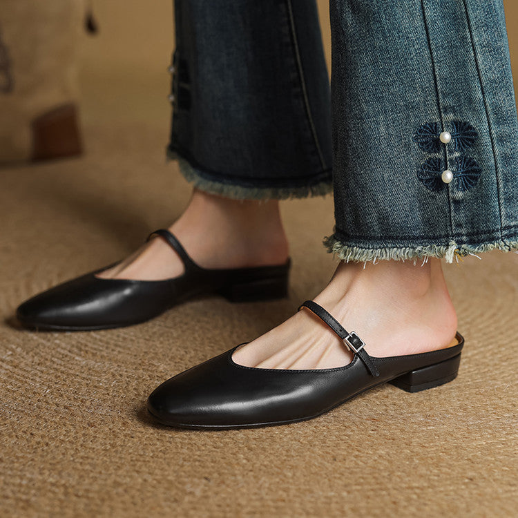 Marvyn Mules en Cuir Authentique