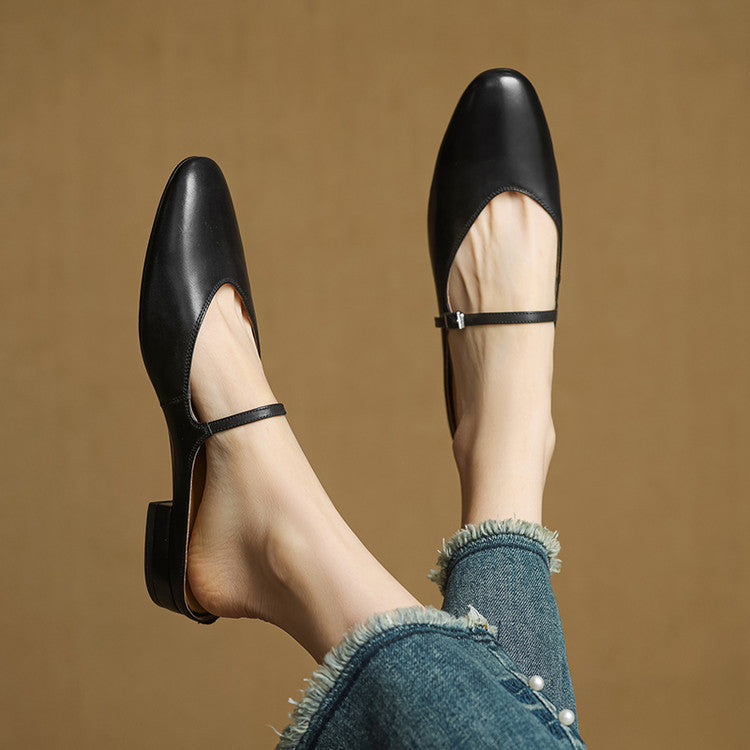 Marvyn Mules en Cuir Authentique