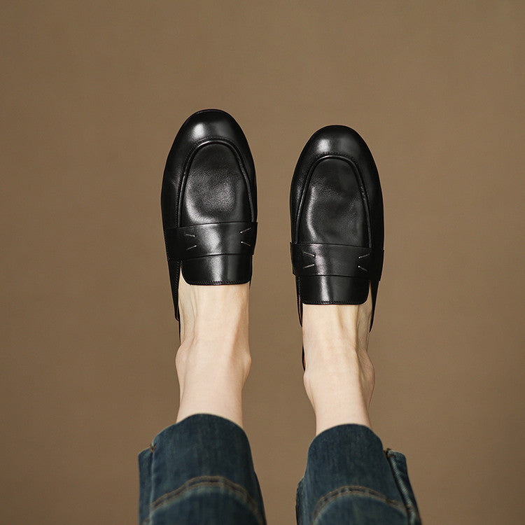 Serin Mules en Cuir Authentique