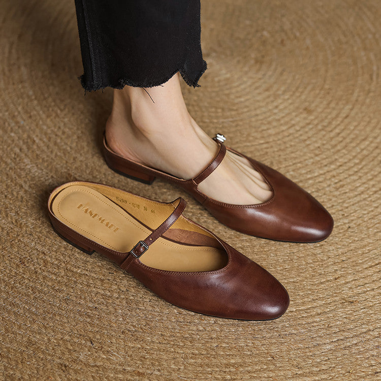 Marvyn Mules en Cuir Authentique