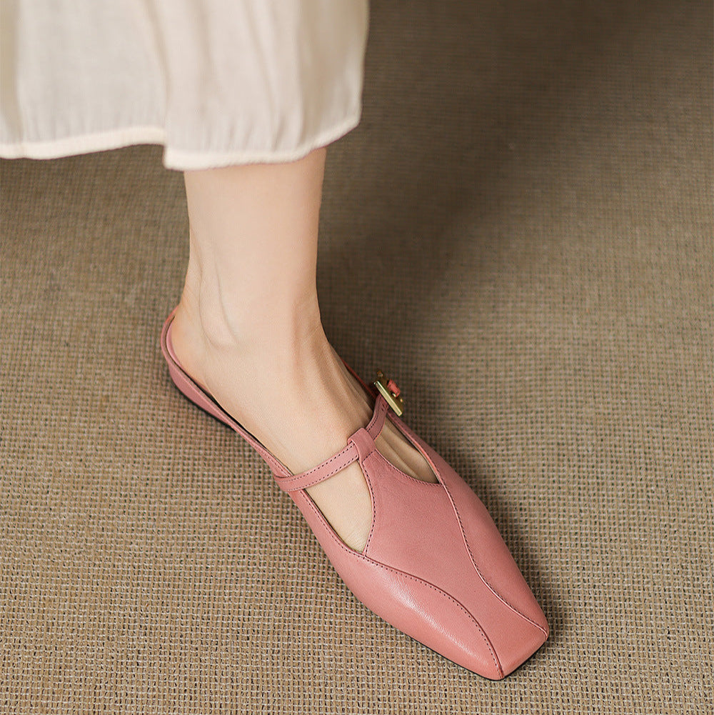 Authentic Leather Keva Mules
