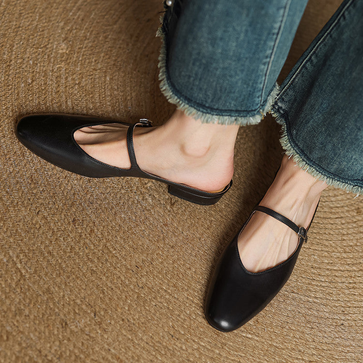 Marvyn Mules en Cuir Authentique