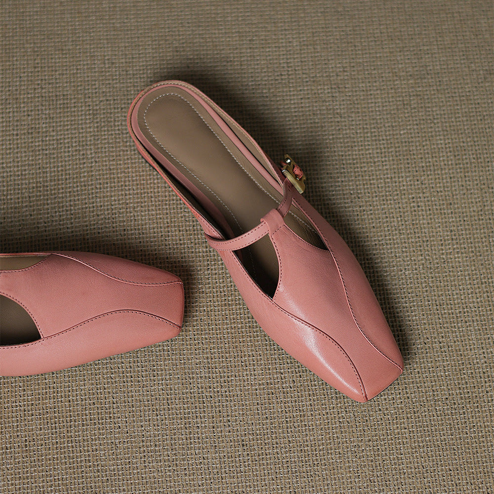 Authentic Leather Keva Mules