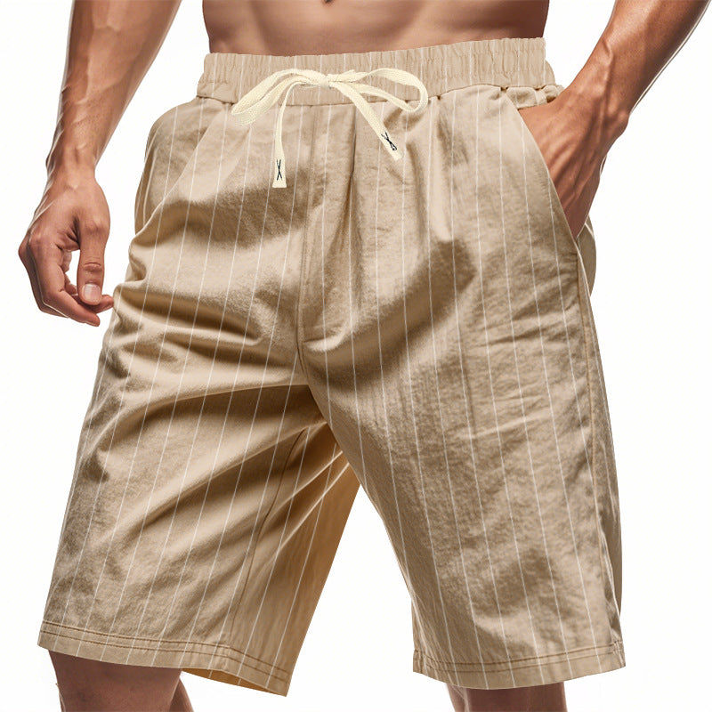 AliceLeon™ | Pantalon court à rayures décontracté pour homme