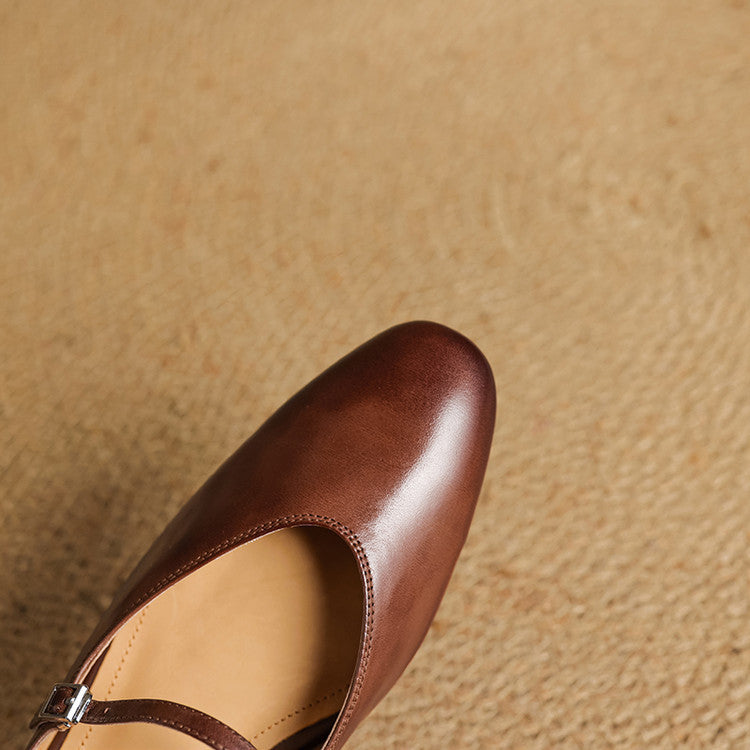 Marvyn Mules en Cuir Authentique