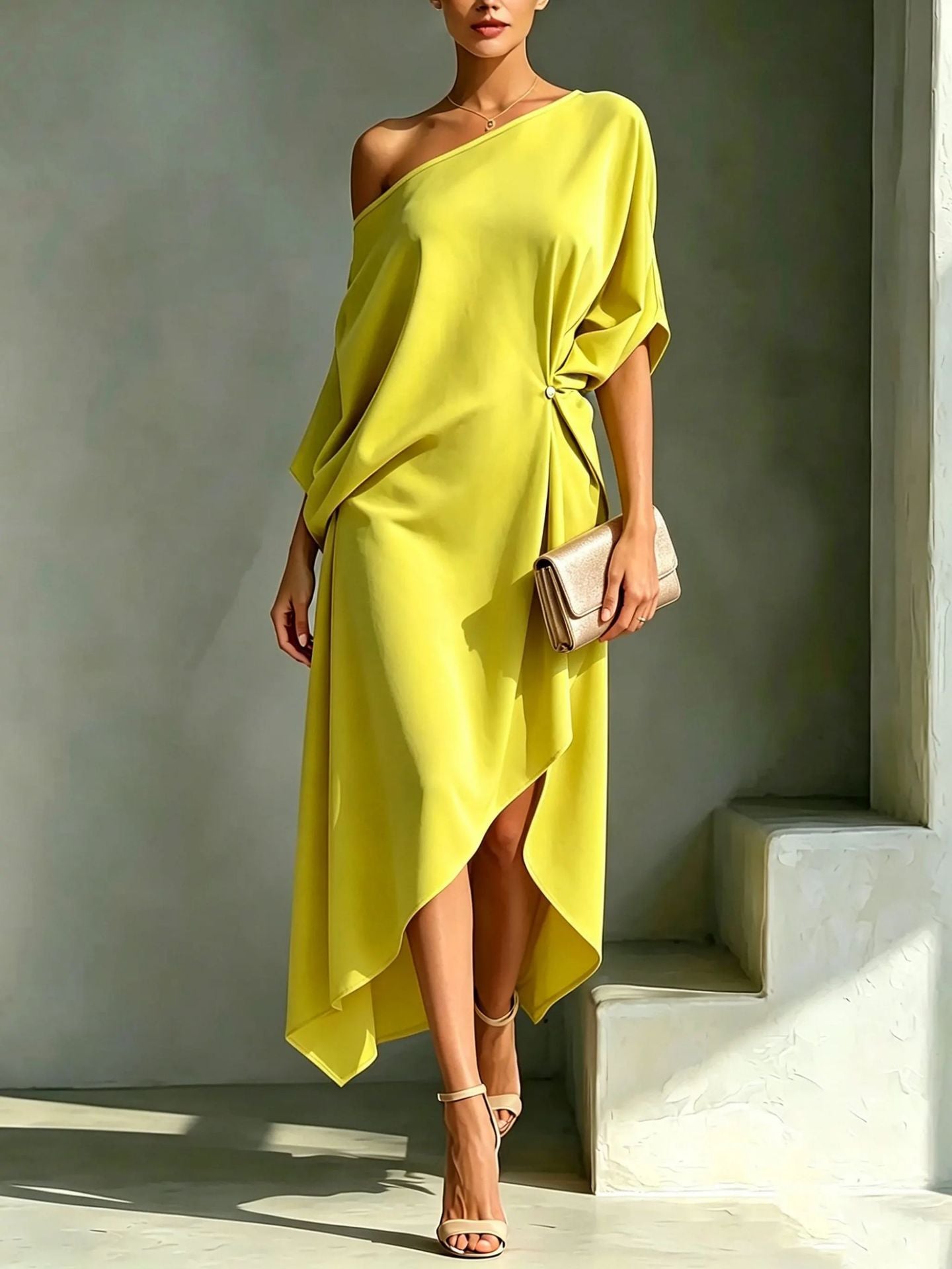 Robe Asymétrique Élégante