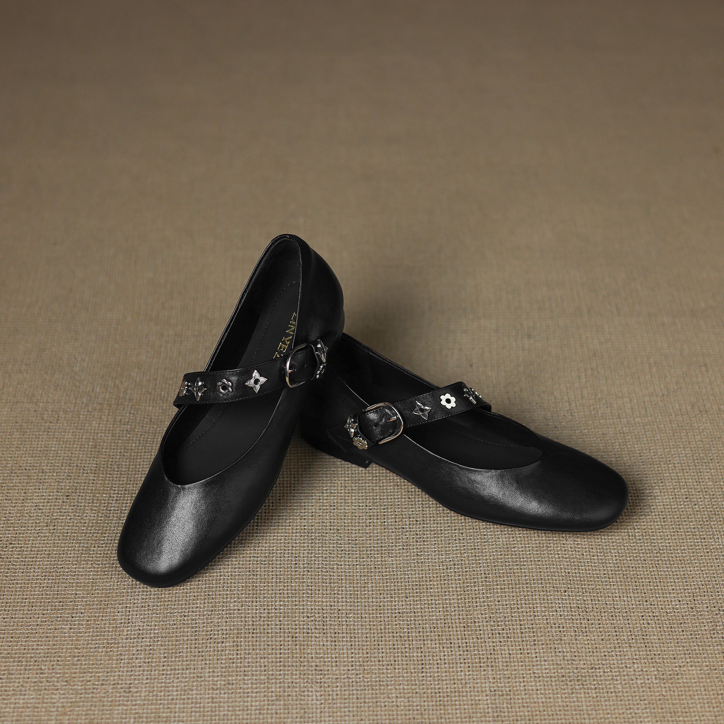 Elda Ballerinas en Cuir Authentique