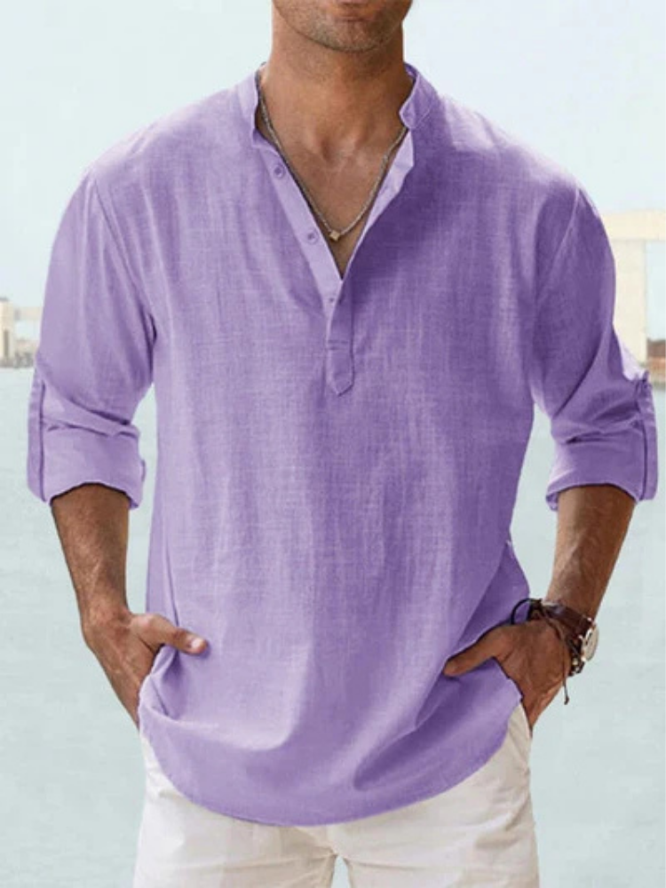 AliceLeon™ | Chemise en lin légère et respirante