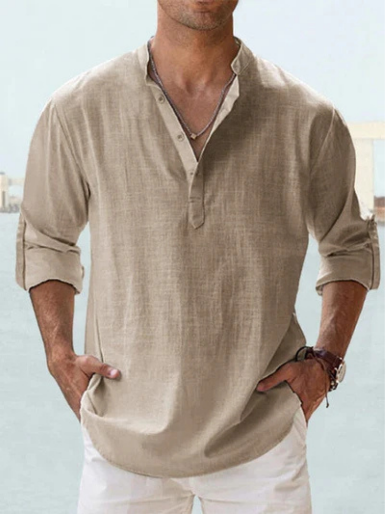 AliceLeon™ | Chemise en lin légère et respirante