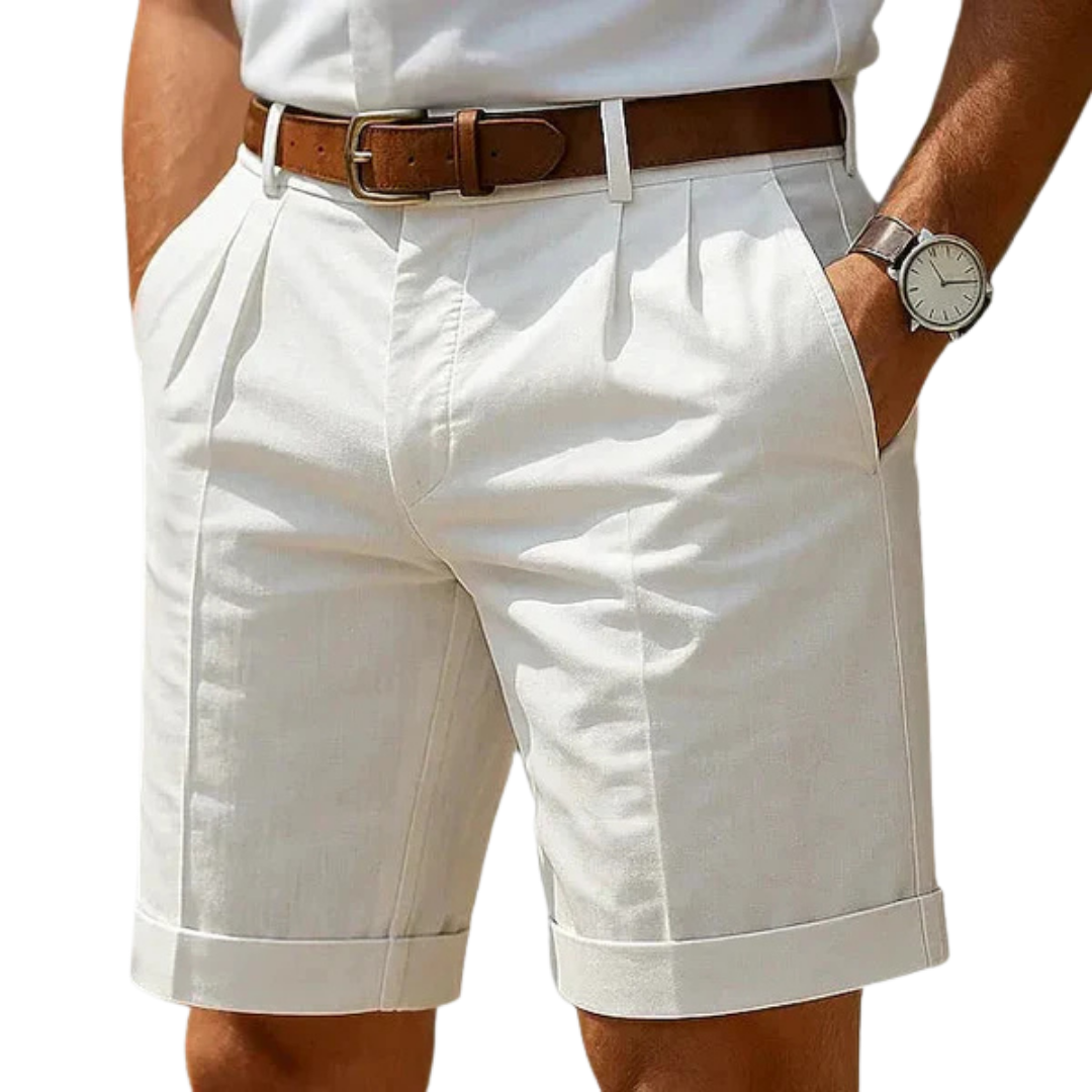 AliceLeon™ | Été Chino Plissé Court