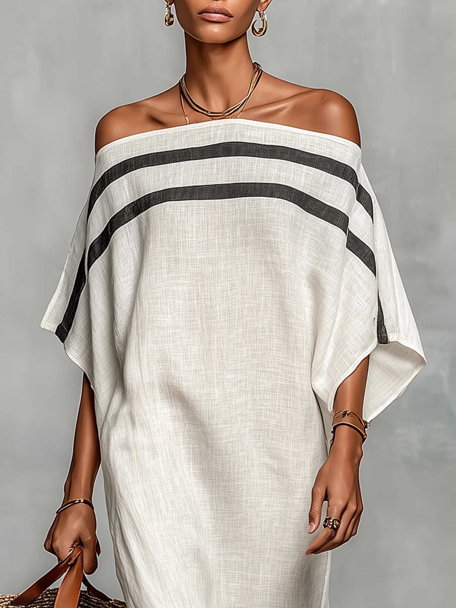 AliceLeon™ | Robe maxi épaules dénudées