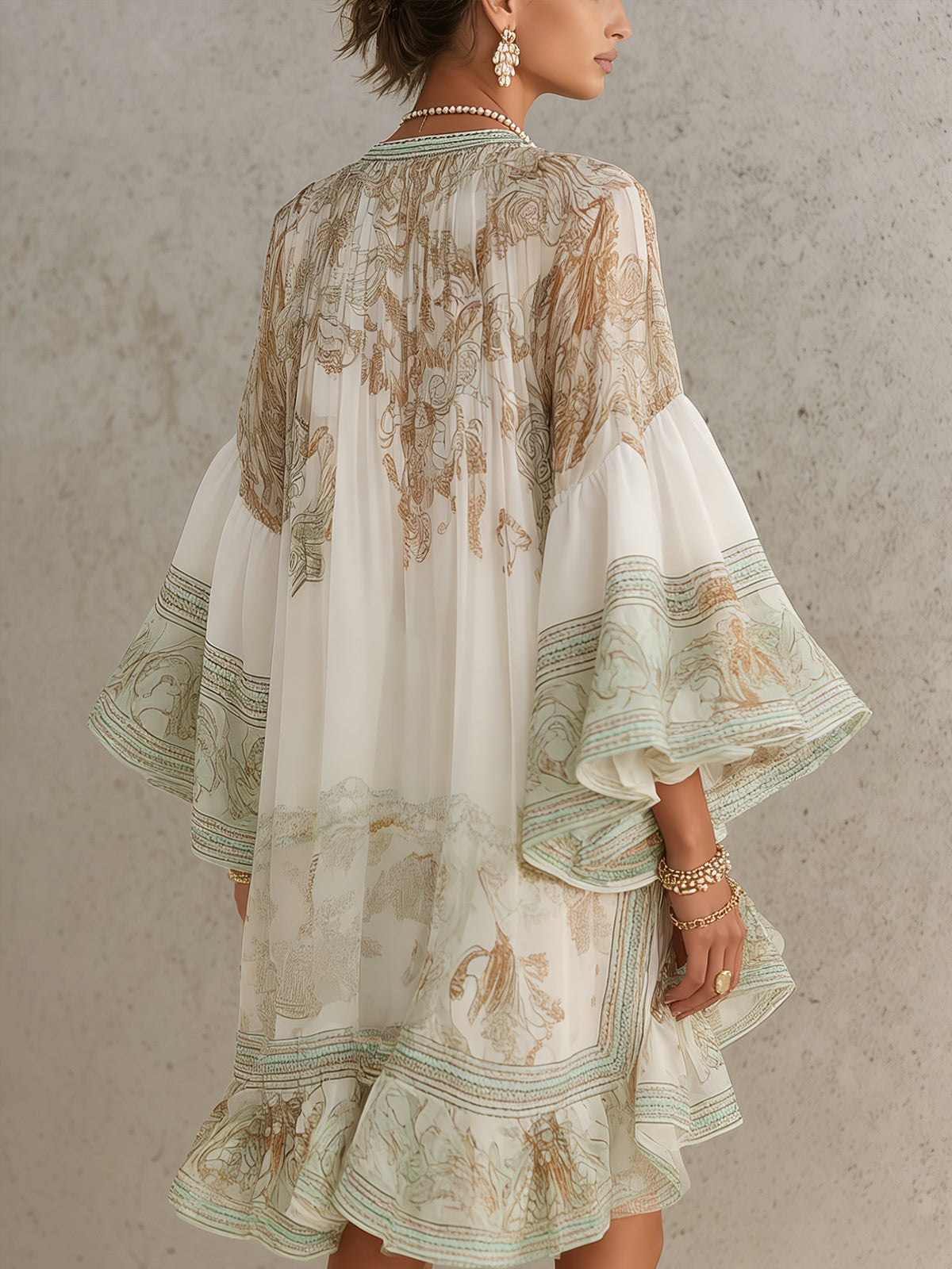 Rosalie | Robe Mini en Mousseline