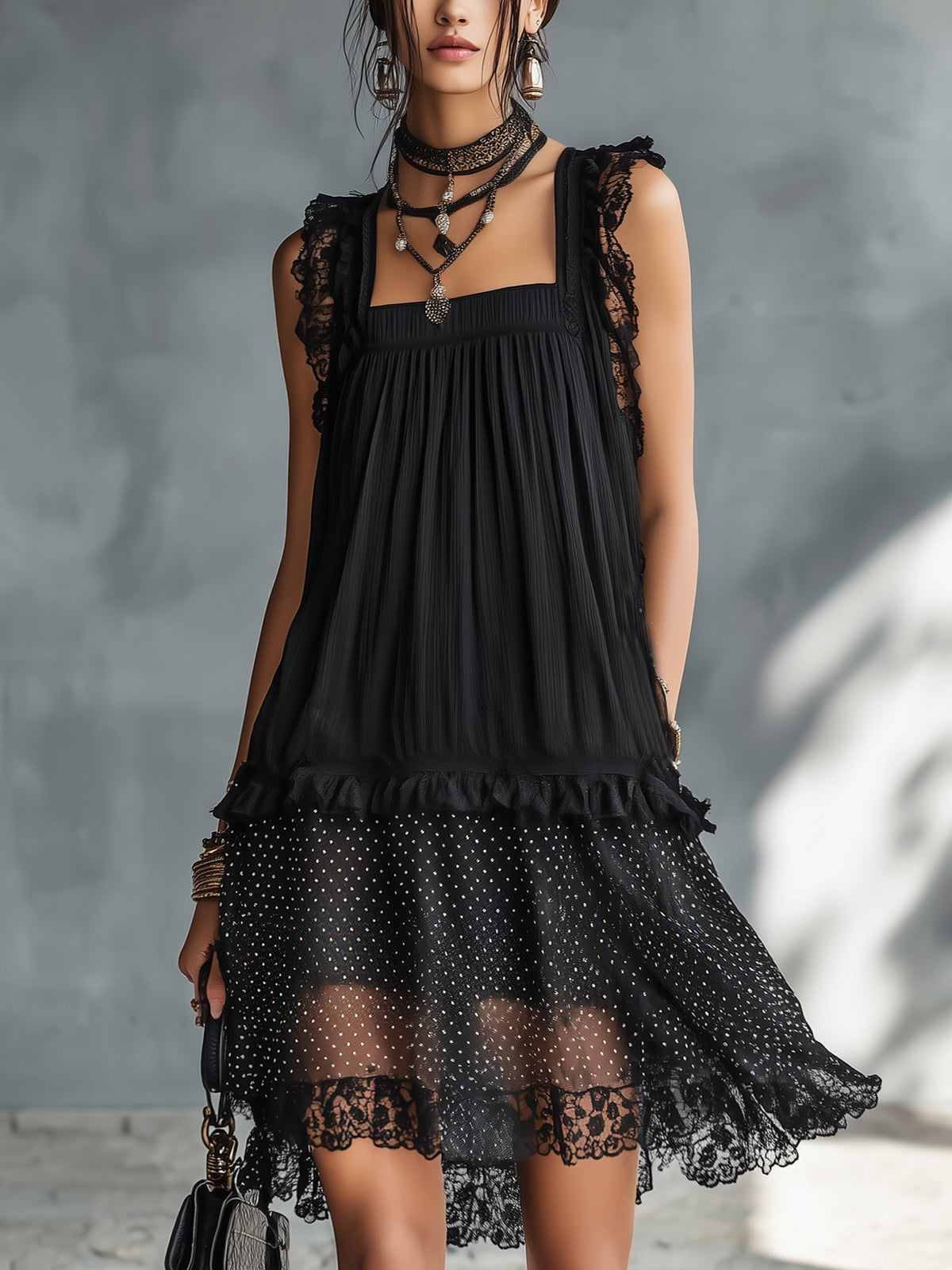 Pauline | Robe Mini à Pois