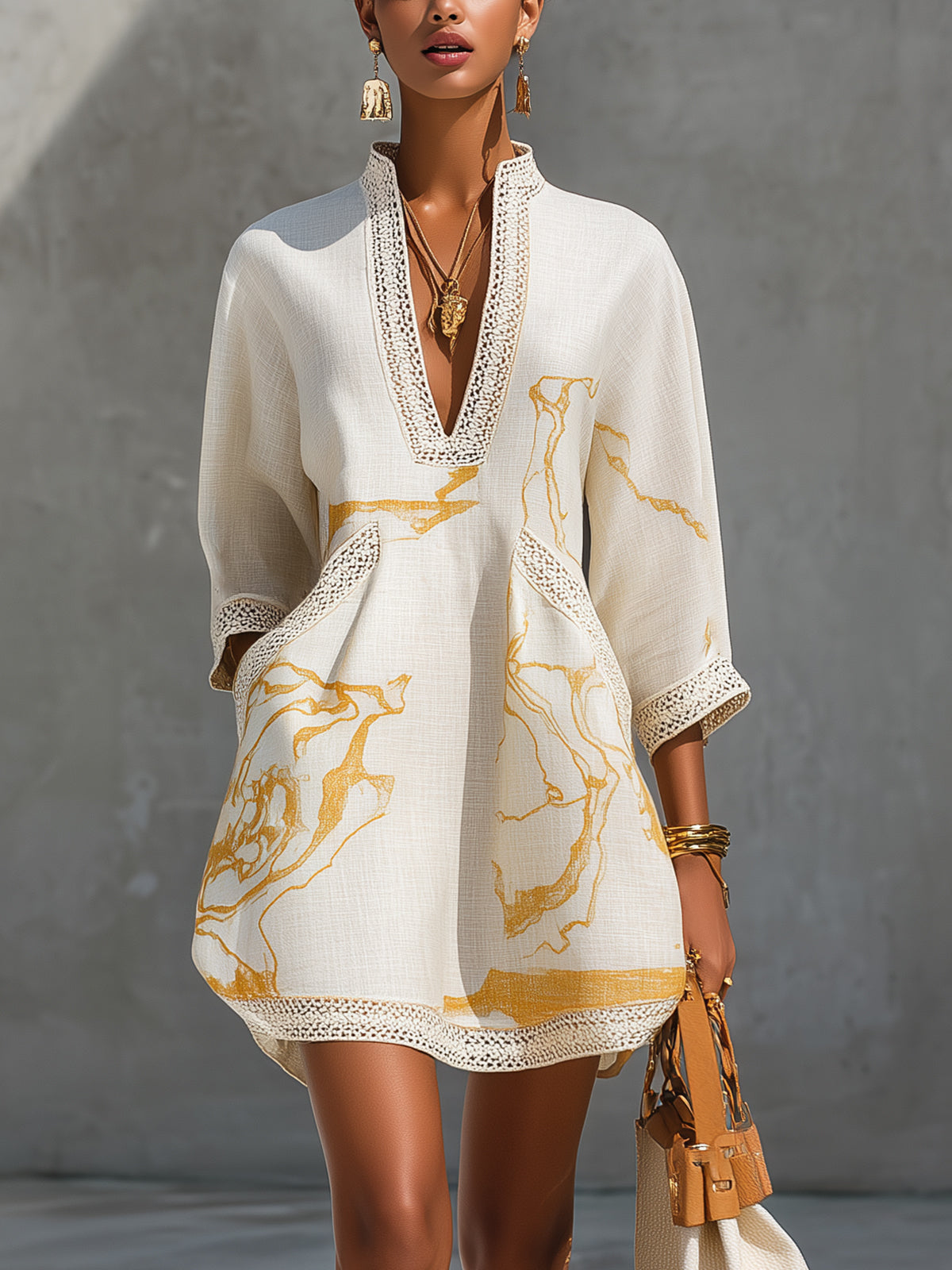 Aliénor | Robe Mini en Dentelle