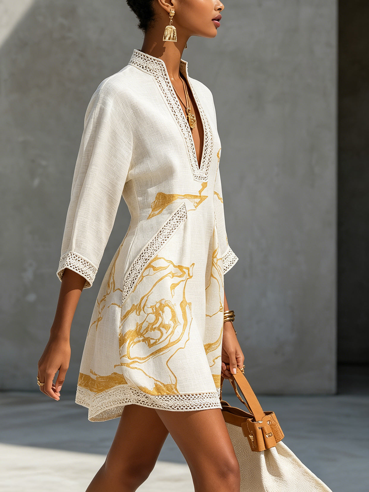 Aliénor | Robe Mini en Dentelle