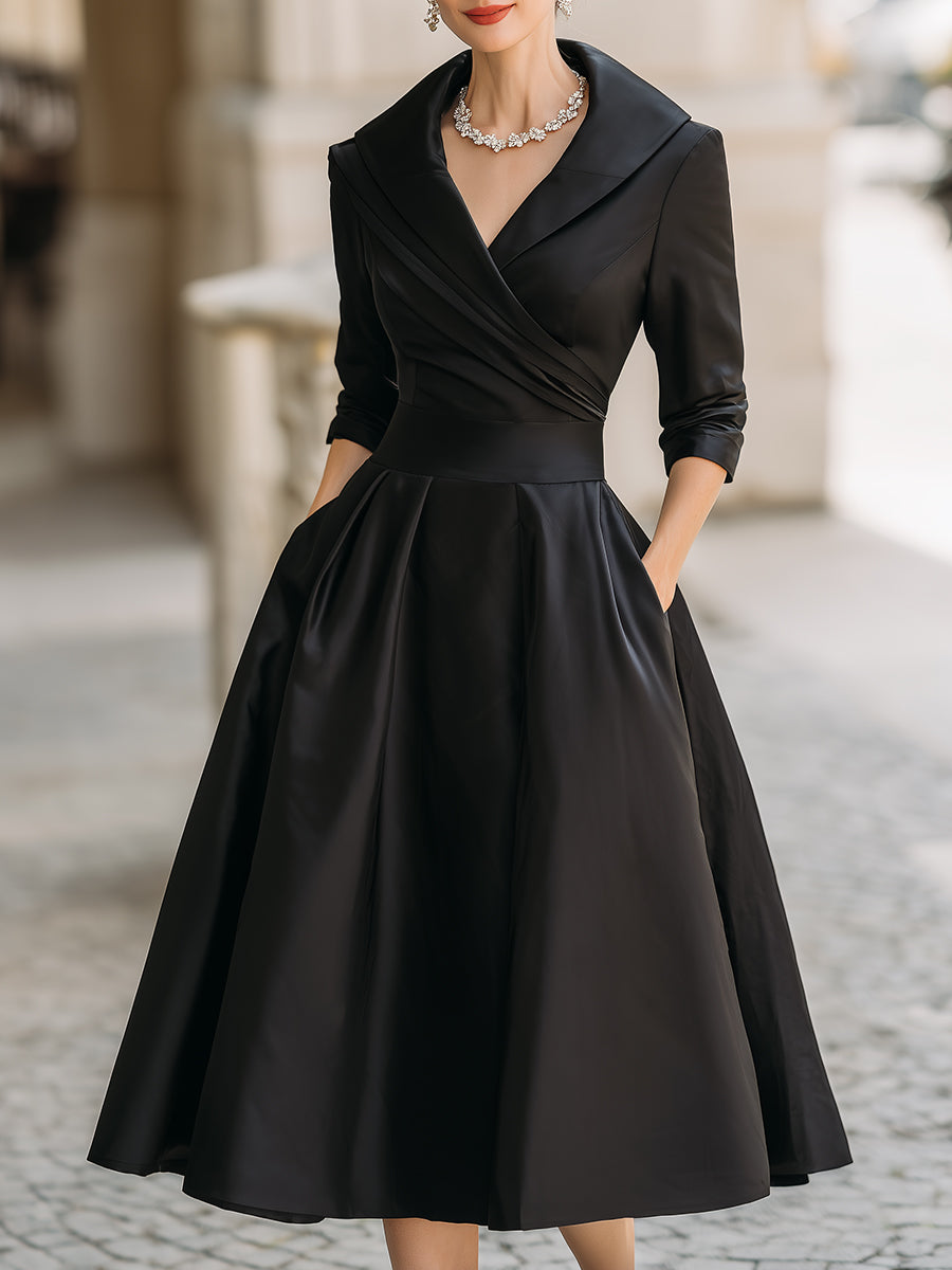 AliceLeon™ | Satin Midi Robe
