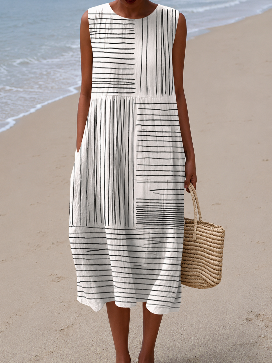AliceLeon™ | Printed Midi Robe