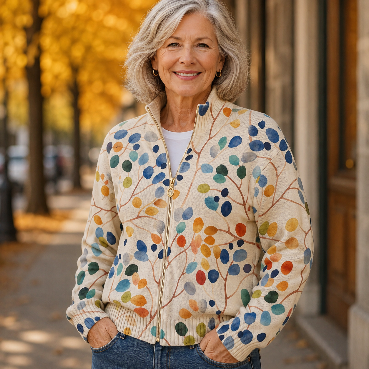 Imogene | Cardigan Botanique