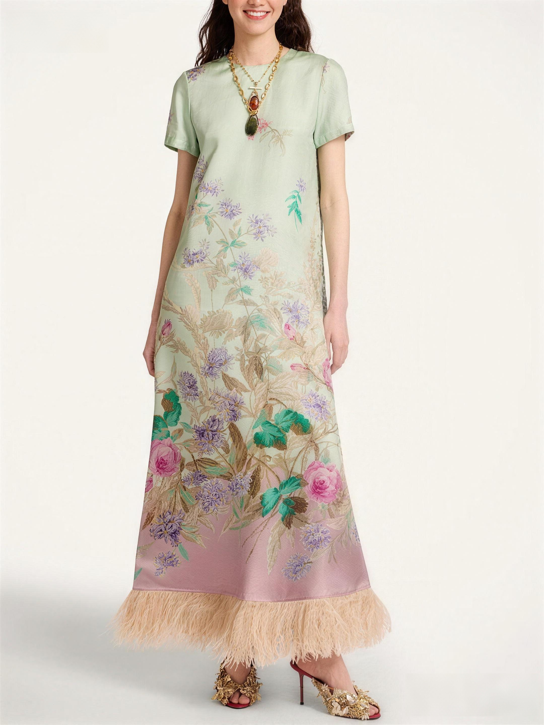 Maxi robe bohème florale