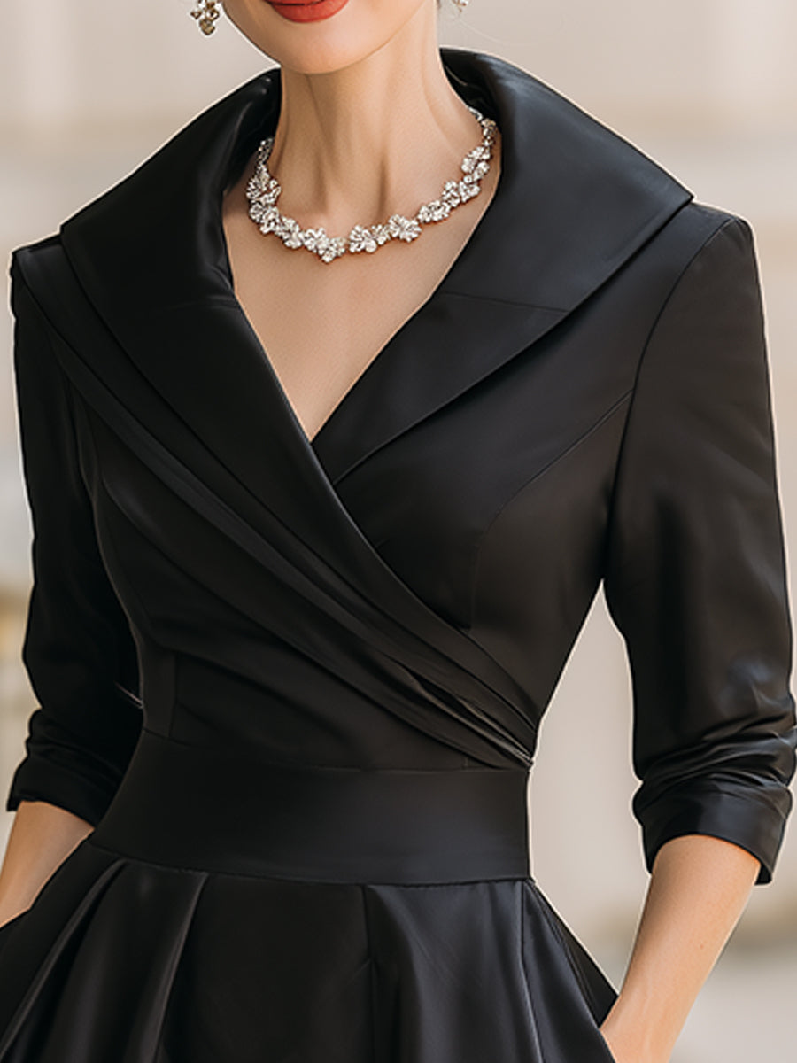 AliceLeon™ | Satin Midi Robe