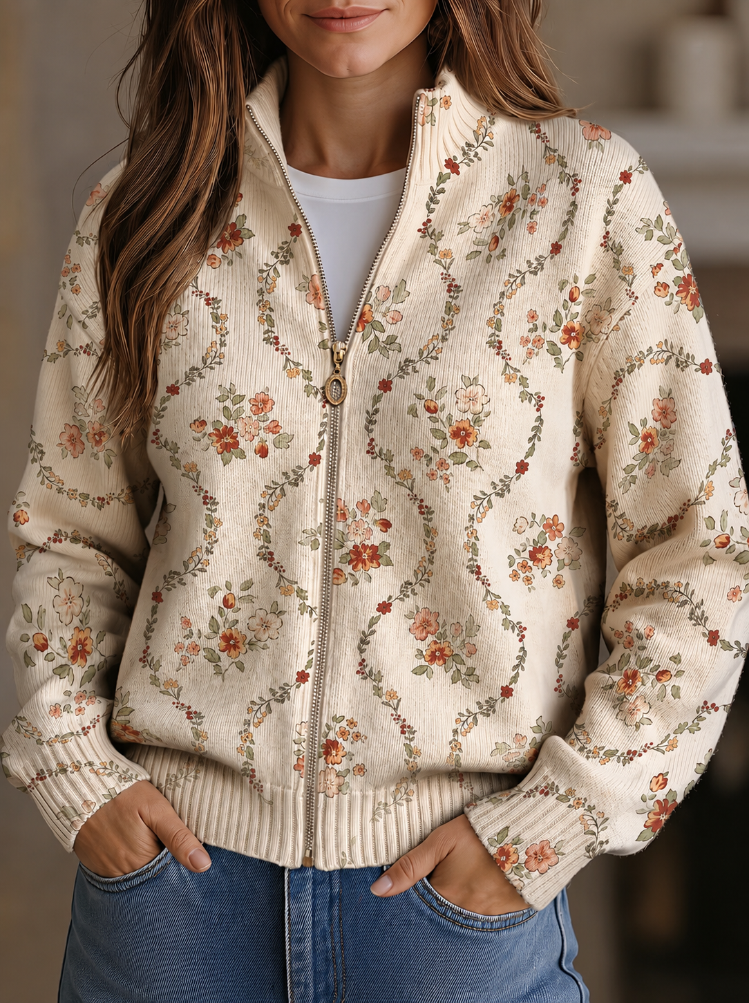 Persephone | Cardigan Floral