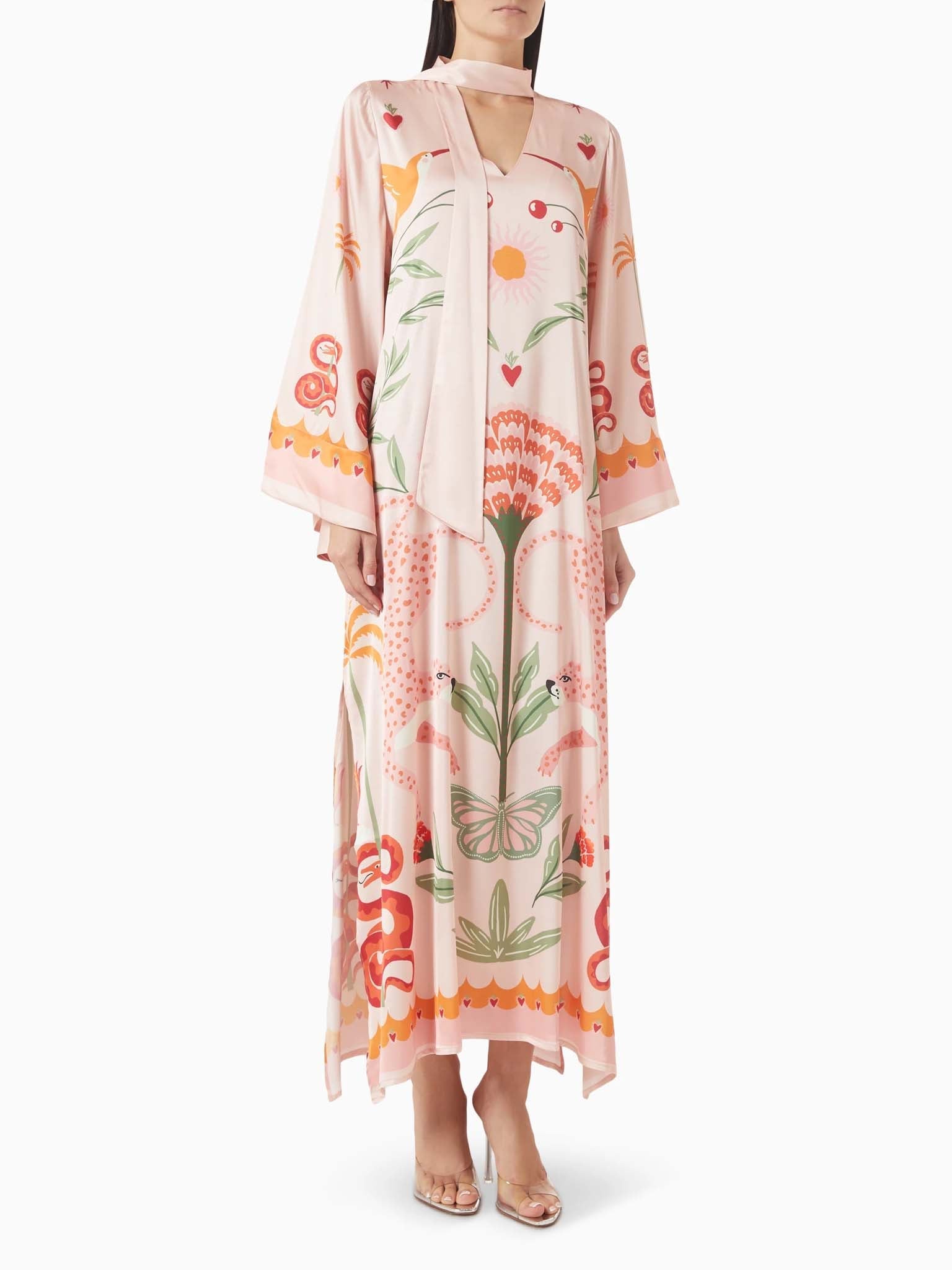 Robe maxi imprimée Azure
