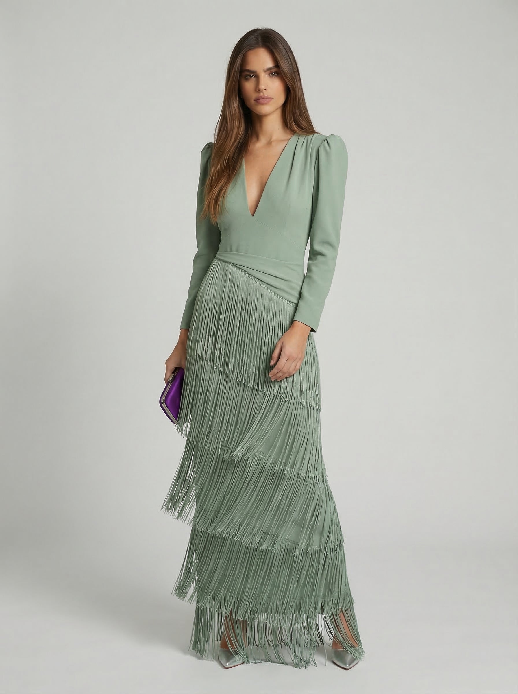 Salvia | Fringe Robe