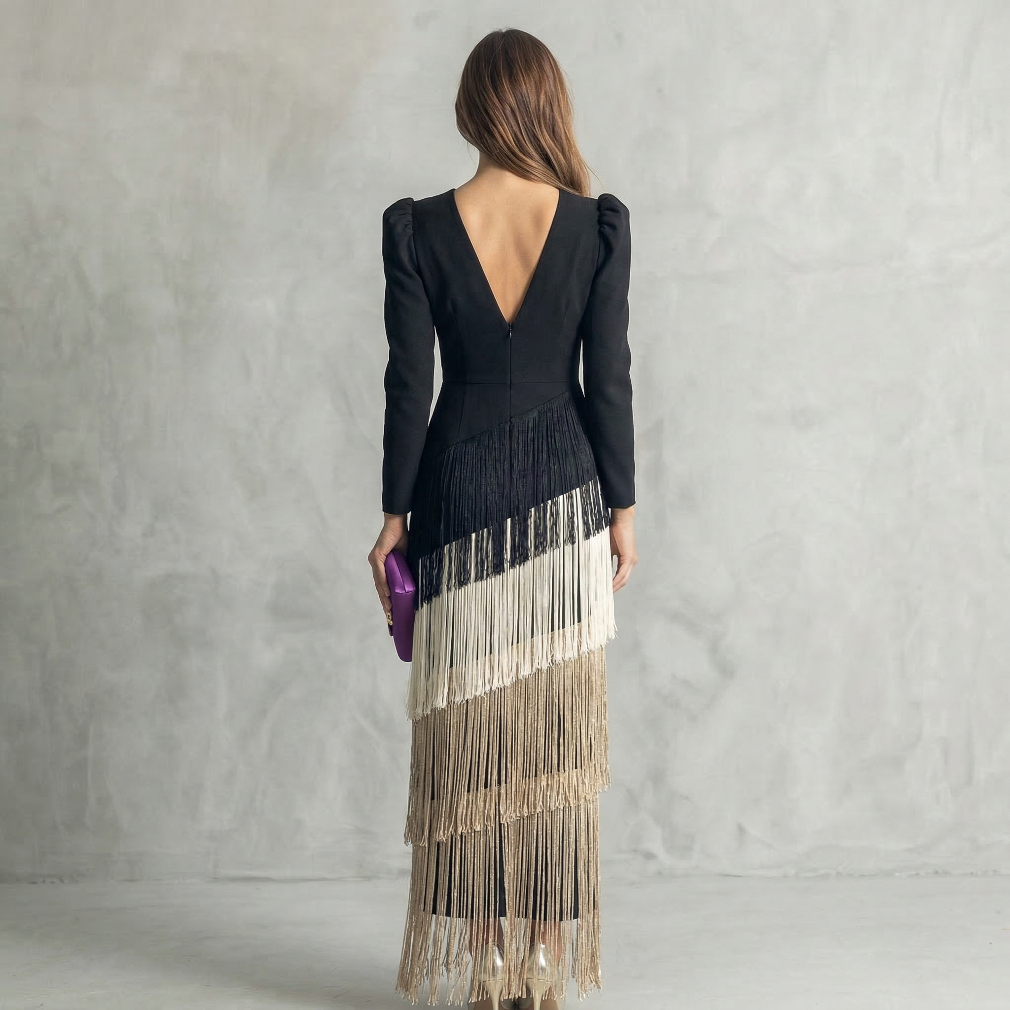 Salvia | Fringe Robe