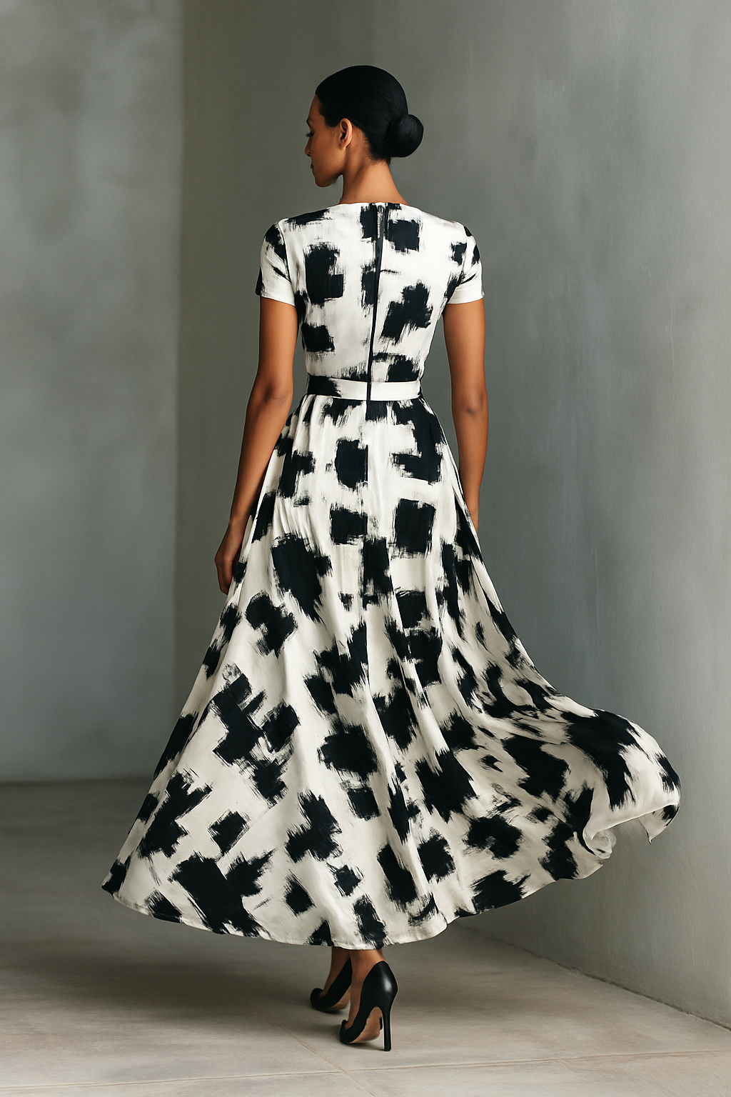 AliceLeon™ | Robe maxi abstraite