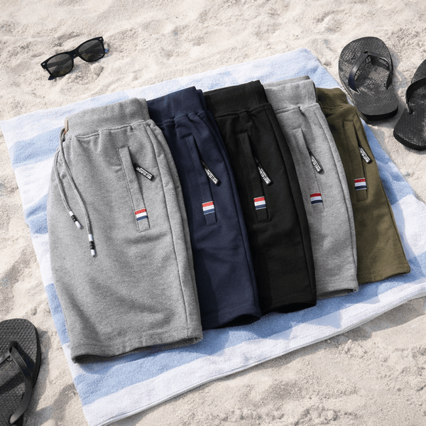AliceLeon™ | Pantalon court en coton avec poches zippées