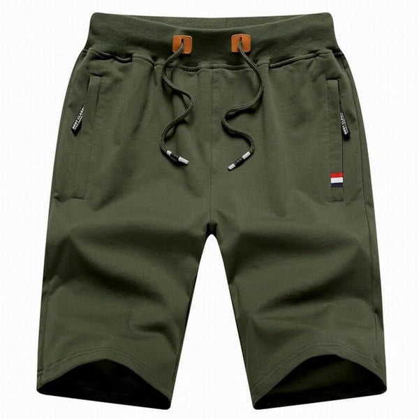 AliceLeon™ | Pantalon court en coton avec poches zippées