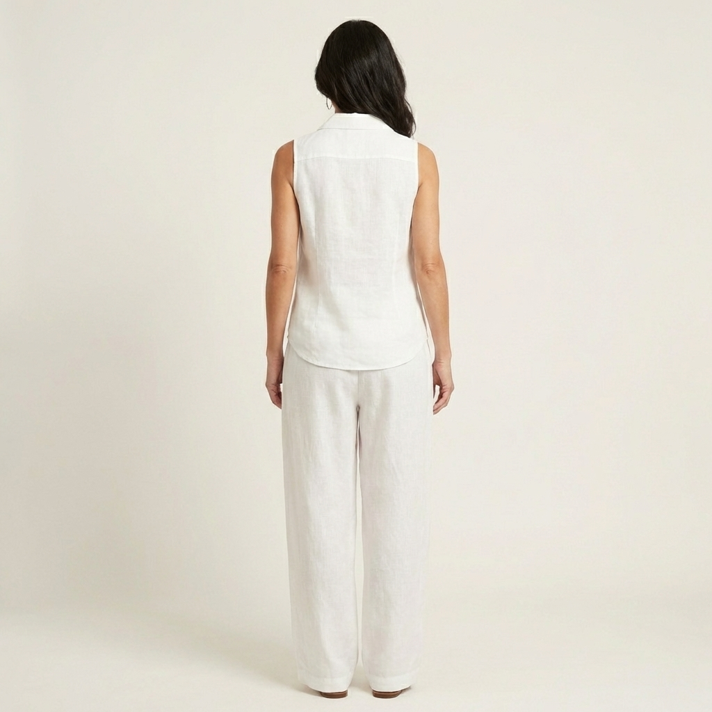 Ensemble Cache-Cœur avec Pantalon Large