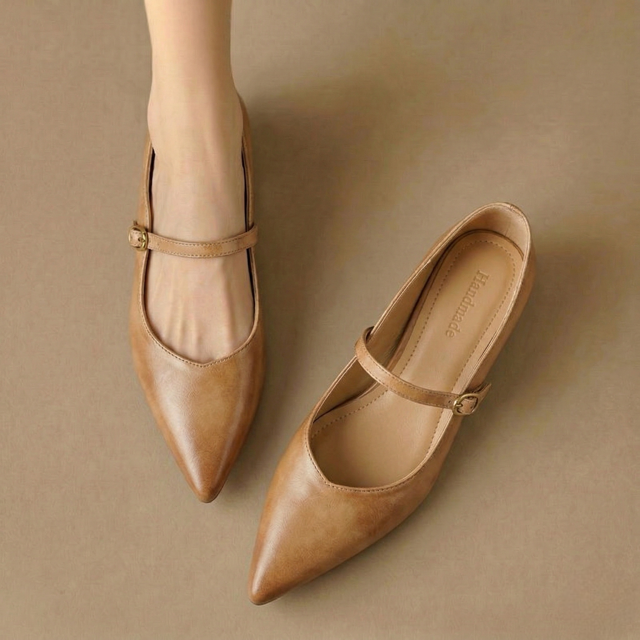 Authentic Leather Neok Mules