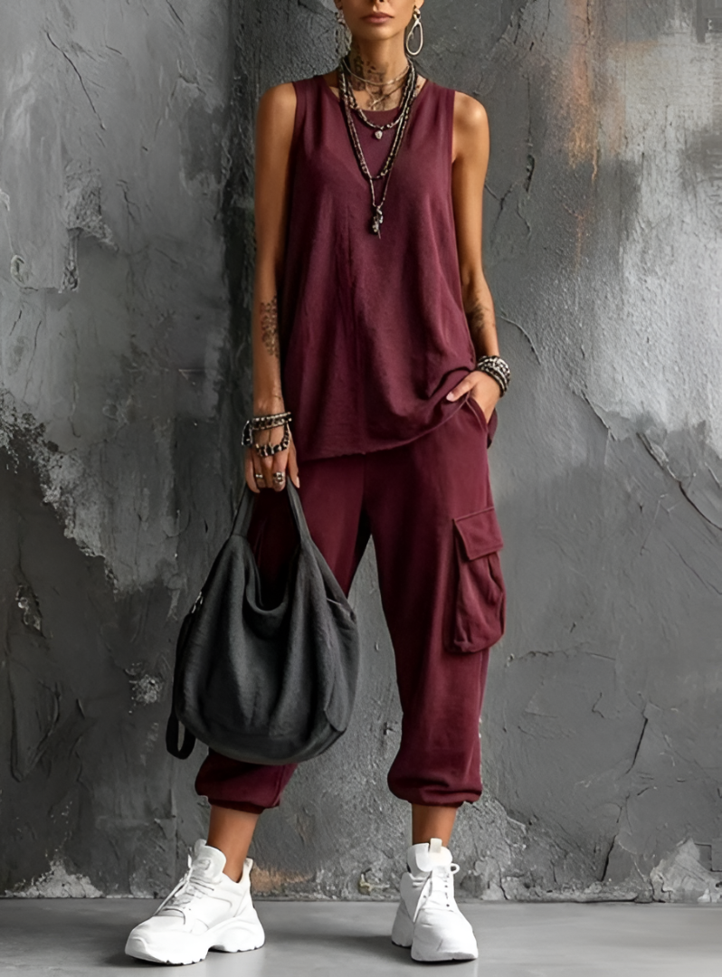 Tenue décontractée au style urbain