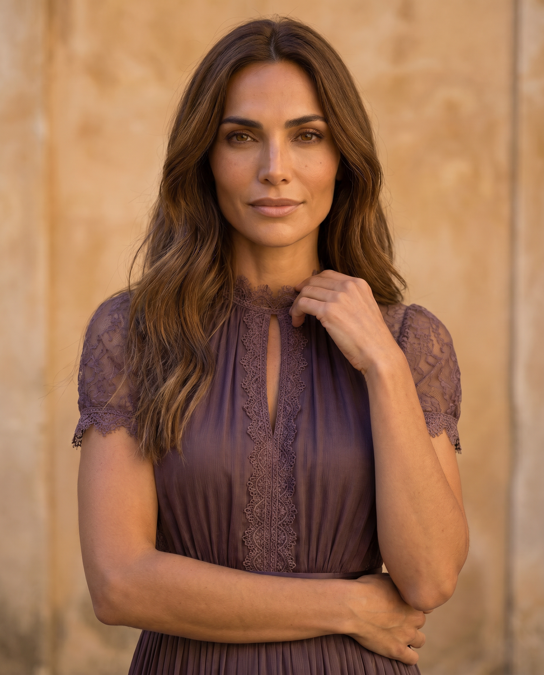 Flavia | Robe longue violette