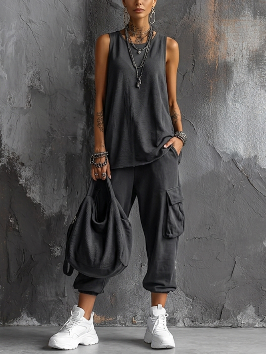 Tenue décontractée au style urbain