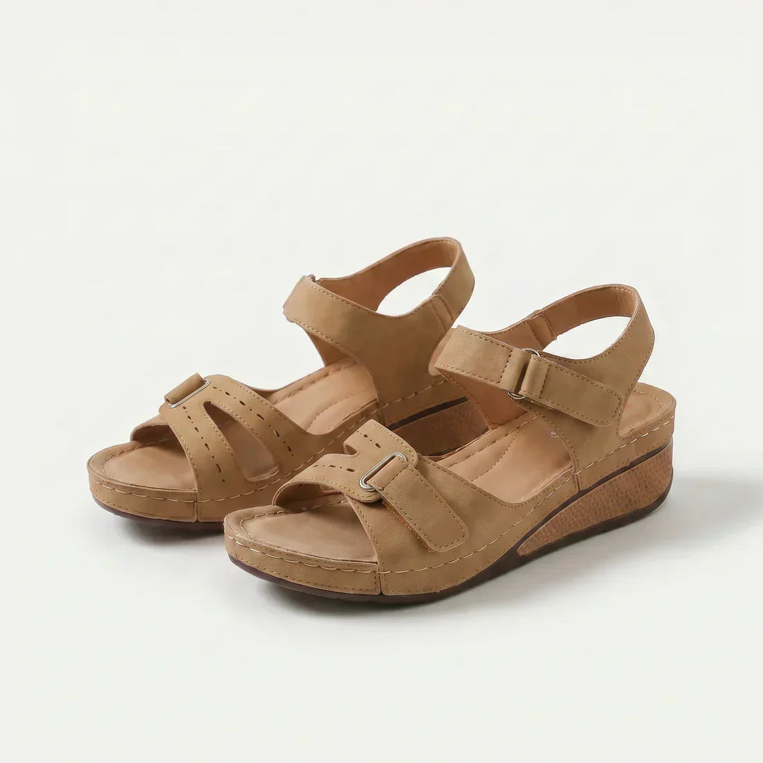 Coralie | Sandales Wedge Confort avec Rembourrage