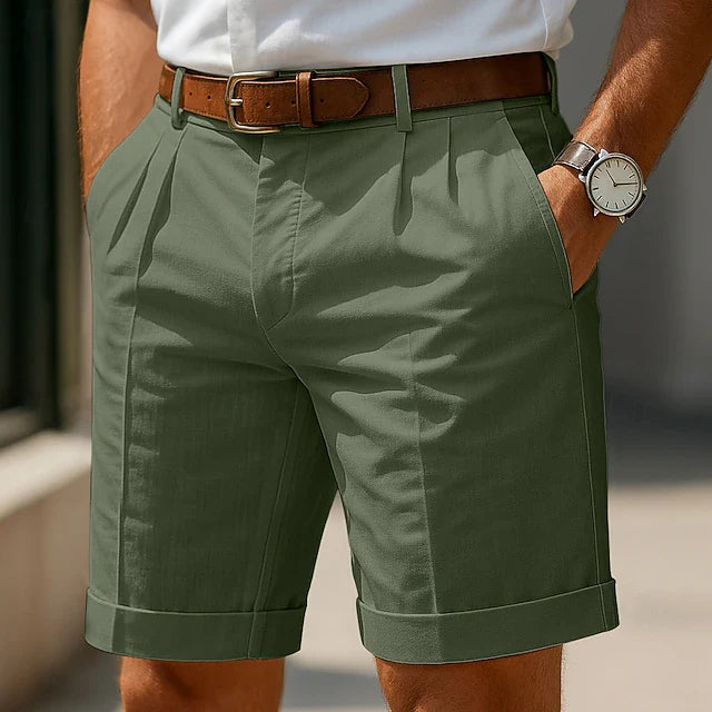 AliceLeon™ | Summer Short Plissé Chinos